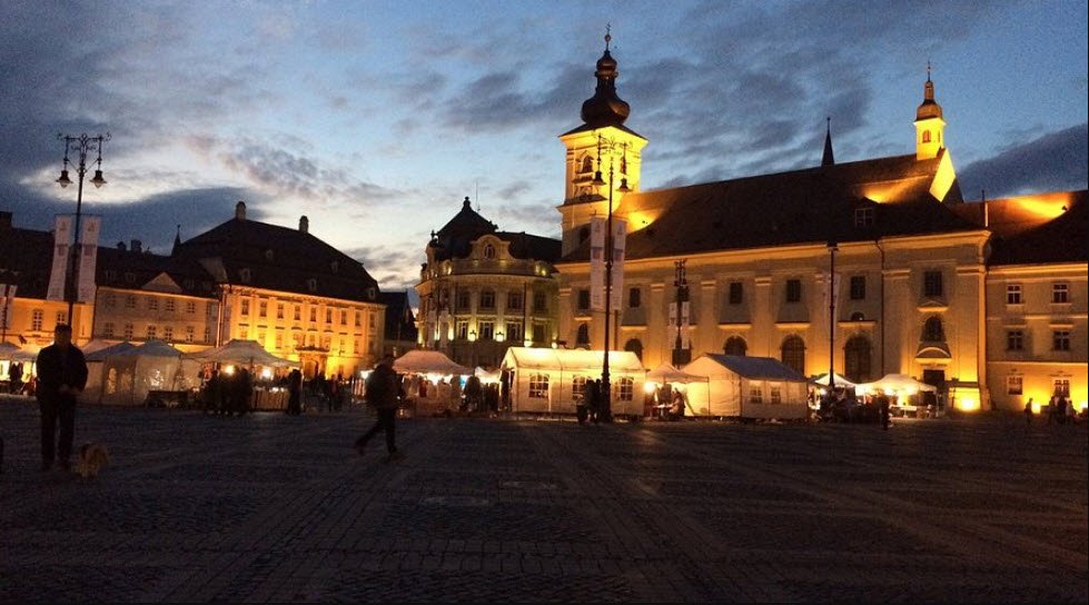 Piața Mare (Great Square), Sibiu, Sibiu County, Romania